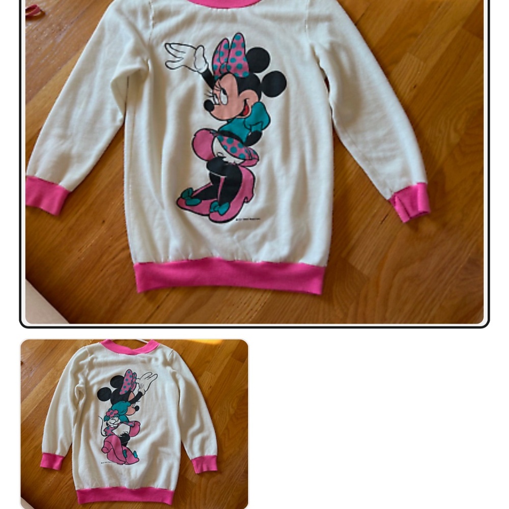 Vintage Disney Jog Togs Minnie Mouse sweatshirt